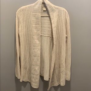 Lucky Brand cream cardigan